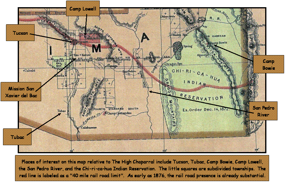 High Chaparral Map1876
